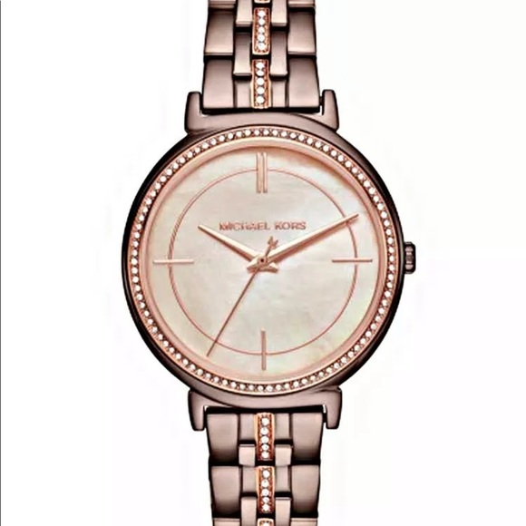 NEW Michael Kors Cinthia Sable Rose Gold Watch - Picture 8 of 8